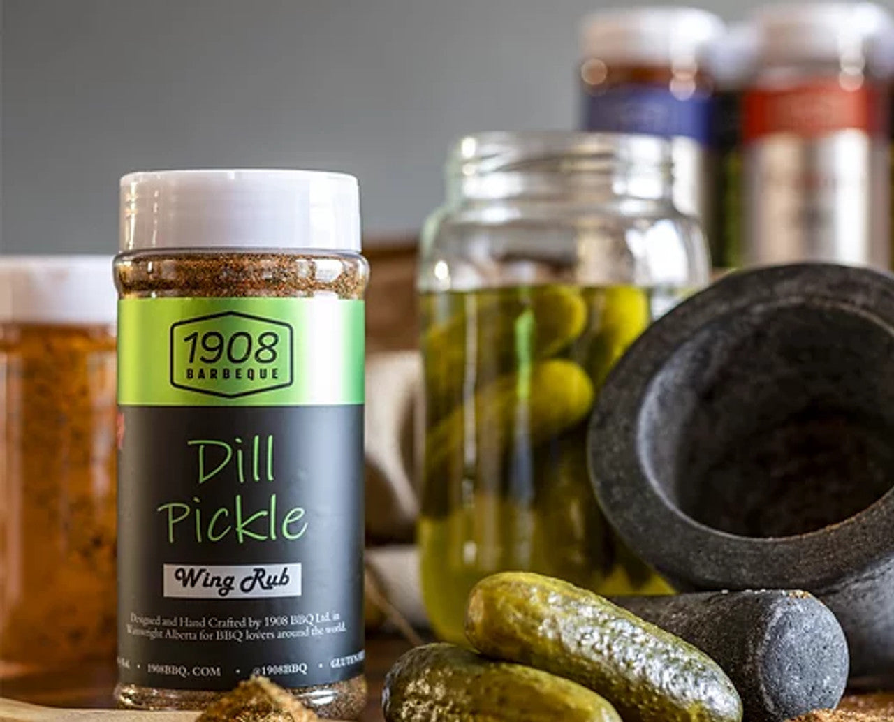 1908 BBQ DILL PICKLE WING RUB