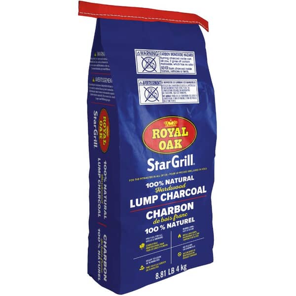 Royal Oak Star Grill 100% All Natural Hardwood Lump Charcoal