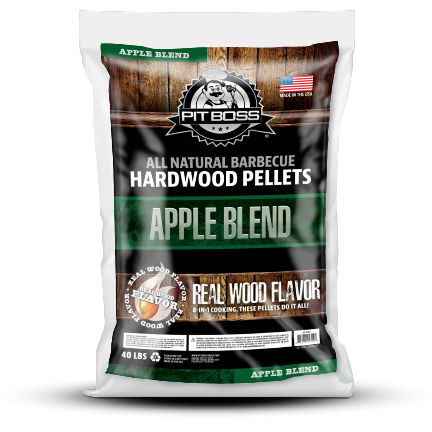 Pit Boss 40 lb Apple Blend Hardwood Pellets
