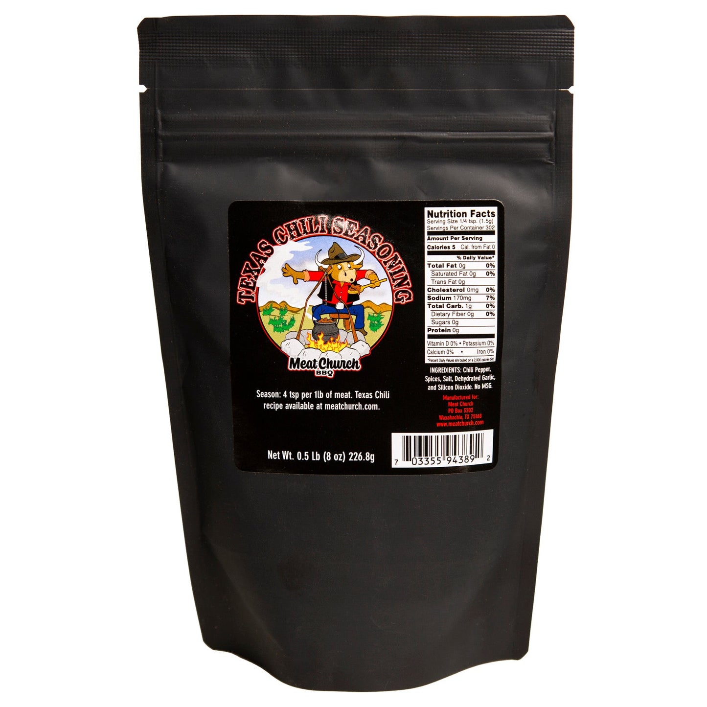 MEAT CHURCH TEXAS CHILI SEASONING