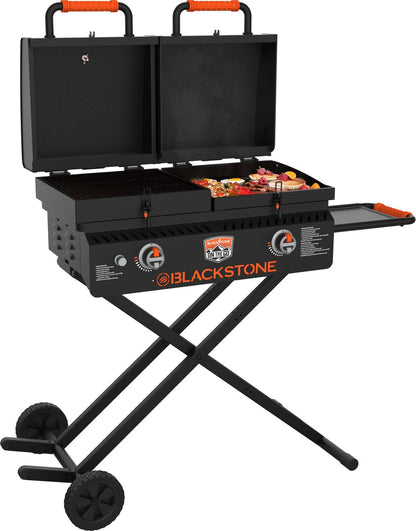 Blackstone - 17" ON THE GO Griddle & Grill Combo