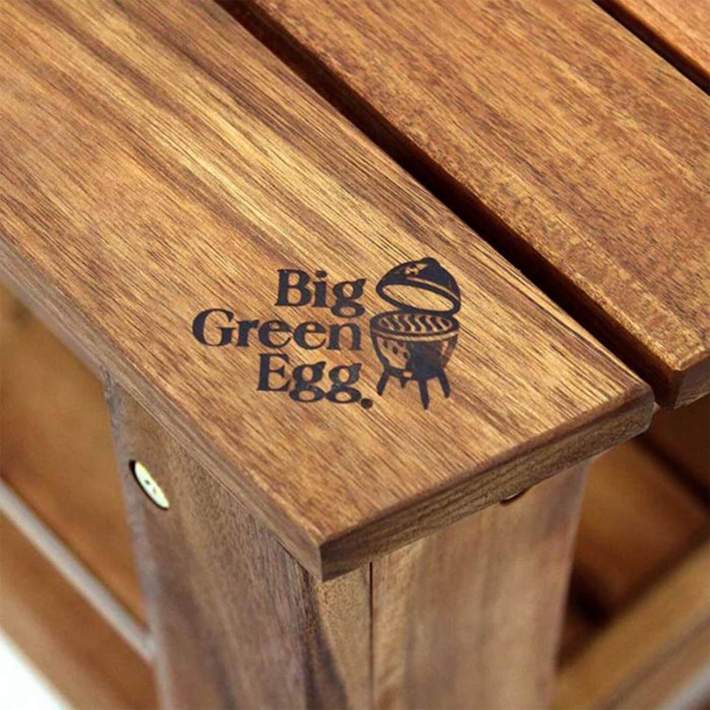 BIG GREEN EGG ACACIA WOOD TABLE FOR XLARGE EGG